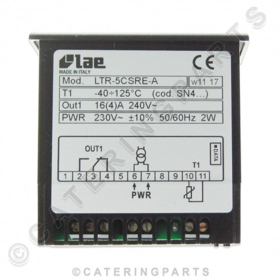 Thermostat électronique 1 relais LAE LTR-5CSRE 230V (X5)